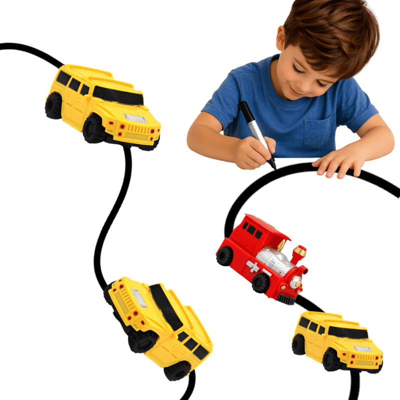 Magic car – kreatywne autko podążające za linią