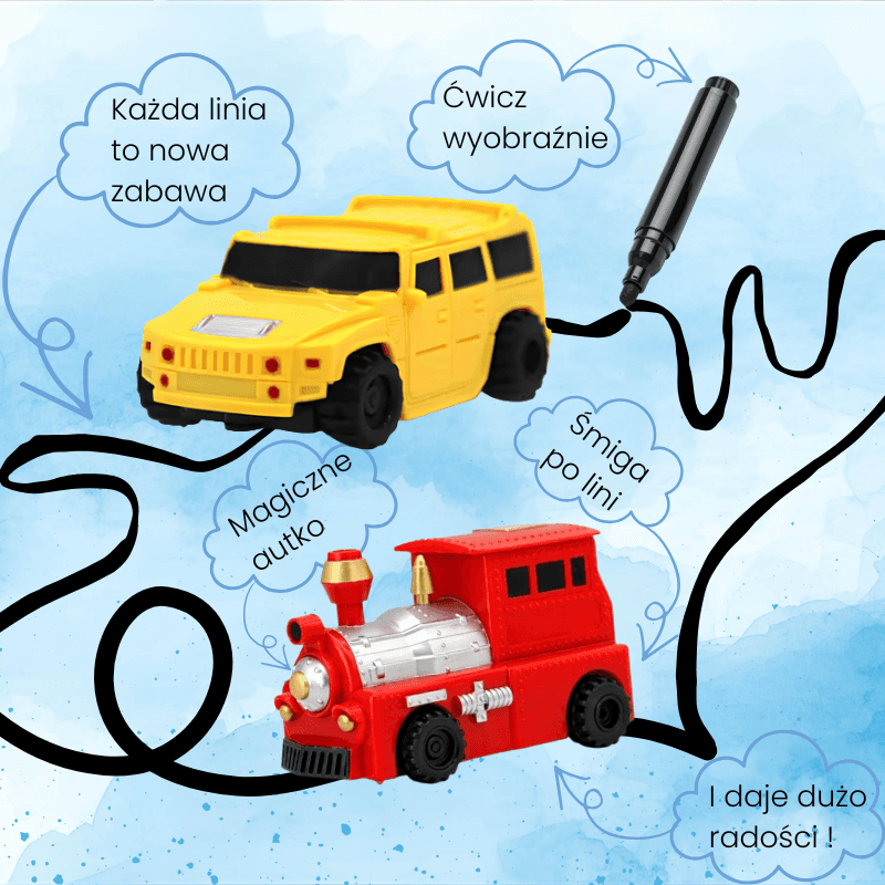 Magic car – kreatywne autko podążające za linią