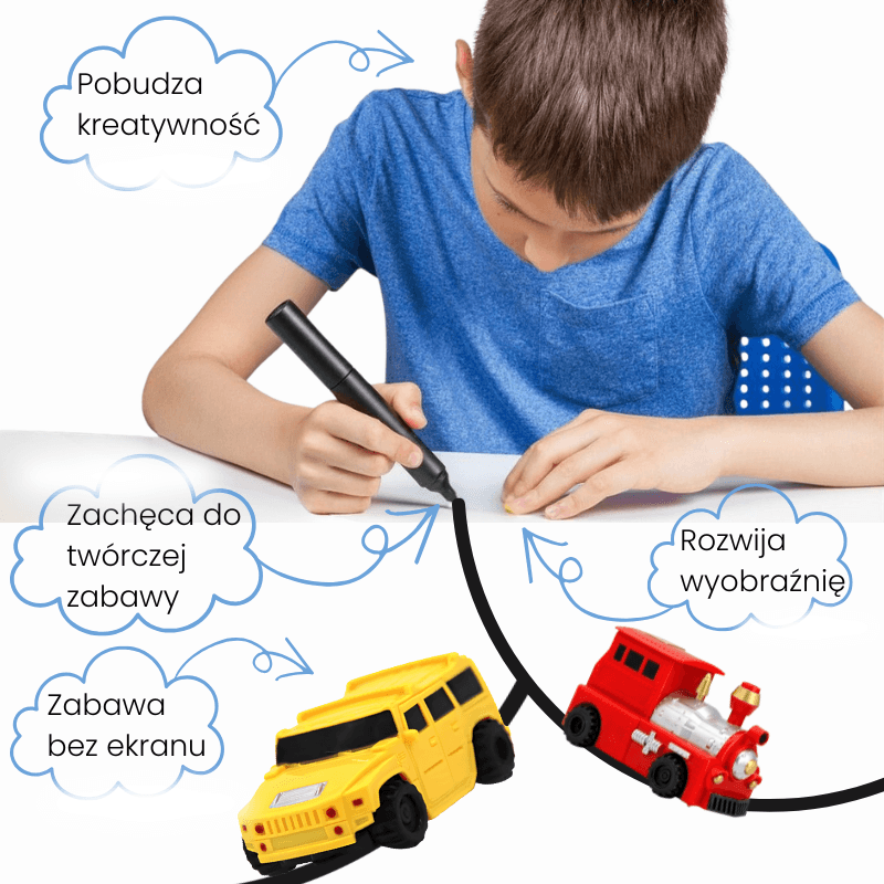 Magic car – kreatywne autko podążające za linią